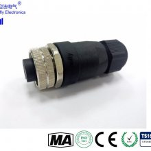 7/8电源连接器4孔直头现场自接电缆插头 KYF7/8K4ZT-NC(6-8)