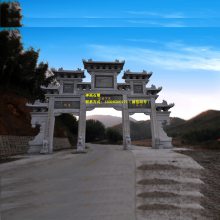 苏尼特右旗路口牌匾村口牌楼
