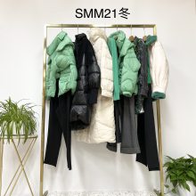 杭州四季青服装大市场SMM品牌折扣女装冬季新款女装外套实体直播批发进货走份