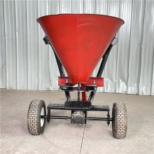 小型单盘600升容量磷肥二胺撒肥机 地轮驱动肥料撒播机