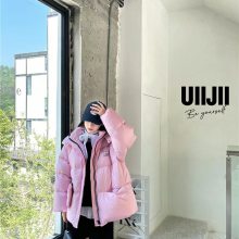 专柜撤柜女装货源 UIIJII23冬 轻奢潮牌货源 直播间流量品牌 羽绒服羊毛呢子外套