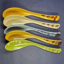 长柄汤勺密胺餐具塑料勺子拉面汤勺粥勺调羹赠品礼品勺家用汤匙