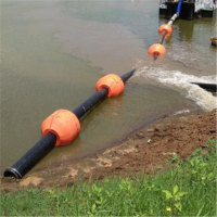 河道疏浚管道浮体 挖泥船配套管道浮筒 聚乙烯托管装置浮体