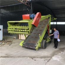 青贮窖自动取料机 行走式青贮取草机 替代铲车规范取料机