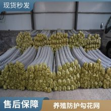 养殖牛羊热镀锌勾花网 煤矿支护菱形隔离防护网 机械编织