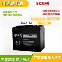 山克蓄電池SK24-12 12V24AH 消防應(yīng)急直流屏發(fā)電機(jī)后備內(nèi)置電瓶