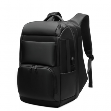 定做尼龙双肩包时尚旅行包大容量男士背包可收纳17寸电脑包 出差旅行双肩包团购