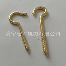 宏军定制羊眼木螺丝 门窗五金船用羊眼钉 不锈钢吊环螺丝