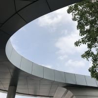 定制灰色铝合金吊顶 灰色铝天花