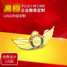 深圳徽章厂加工学校徽章 选择深圳富坤五金制品