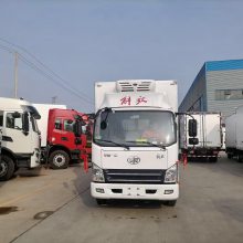 国六解放虎VN云内150马力冷藏车 4.2米厢式保温车 保鲜冷冻车