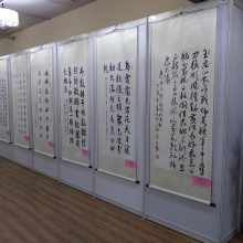 上海廉洁文化活动画展布展，挂画展板展架租售安装