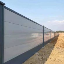 桥底施工围挡 轻型装配式工字钢围栏 市政项目建筑临时围墙