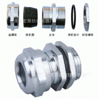 供应宏聚M12-M40 电缆固定头 NPT1/2 304不锈钢防爆格兰头