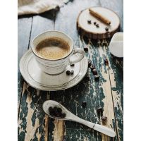 驼背雨奶奶日式陶瓷咖啡杯碟套装家用杯子下午茶复古咖啡杯格雷