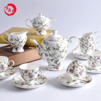 唐山唯奥陶瓷工厂直销15头骨质瓷咖啡杯碟套装 红茶陶瓷咖啡具欧式下午茶茶具套装