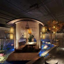 江南木船 定做餐厅室内装饰船餐桌 座位船型多少钱