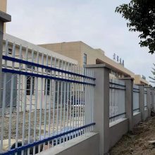 球圈墨色铁艺围墙护栏安装 铝艺阳台栏杆厂家定做