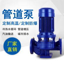 ISG50-315IA IRG卧式管道离心泵水泵冷热水增压养鱼池塘循环泵