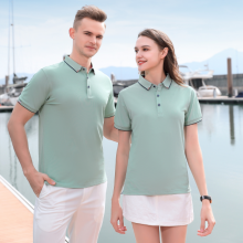 深圳工作服定制厂家_企业工服定制_夏季短袖工衣定做_纯棉工作服定制_夏季翻领工作服定制印制字DIY