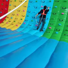 游乐园商场室内亲子拓展互动PVC材质户外儿童充气攀岩城堡 蹦蹦床