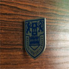 广州定制皮包饰品厂 设计logo金属商标牌制作 木箱五金标牌生产厂家