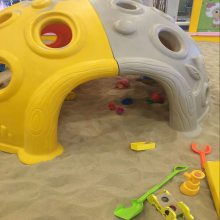 供应儿童乐园游乐场用白色圆粒无尘海沙 人造沙滩海沙