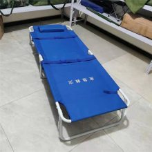 便携式应急救灾床帆布午睡床户外应急防汛抢险简易折叠床