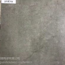 广东制造0.05%双零吸水率瓷质灰色工程仿古砖防滑磁砖