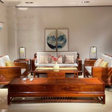 广东红木全屋定制种类定 中山刺猬紫檀客厅家具设计