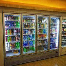 郑州饮料展示柜便利店低温奶柜放水的冷藏展示柜便利店冷藏展示柜冷风柜