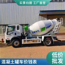 衢州前四后八搅拌车上路价格