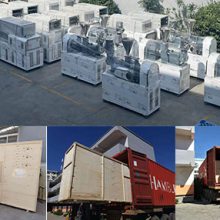 粟米条生产设备发往尼日利亚