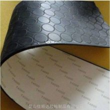 黑色磨砂硅橡胶单面胶垫制品厂