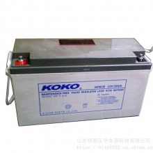 KOKO蓄电池6GFM65阀控式铅酸蓄电池12V65AH直流屏 UPS电源