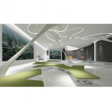 声光电企业展馆，创意展馆，高科技数字展厅设计平面图