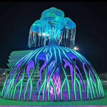 2022圣誕節(jié)燈飾華亦彩工廠定制圣誕球形裝飾燈光雕造型燈led彩燈