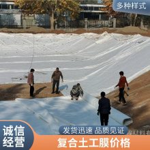 世杰复合土工膜0.5mm 蓄水池底部河道治理导水用 氧化塘防渗膜