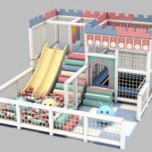 淘气堡儿童乐园大小型室内滑梯游乐设备亲子餐厅商场超市主题定制