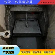 广东 不锈钢智能液动限流闸门 雨污分流截流井