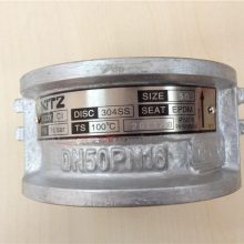 KITZ铸铁止回阀 PN16DPWAUE碟形止回阀 日本北泽对夹式止回阀