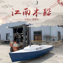 手工定做房地产广场造景景观船标志建筑广告木船