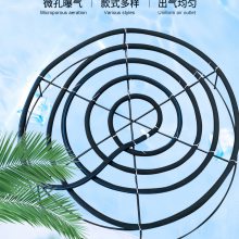 微孔纳米曝气盘增氧盘曝气器防堵抗菌纳米管罗茨风机气泵专用