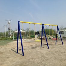 户外 小区公园双U型网红双人秋千景观智能健身器材