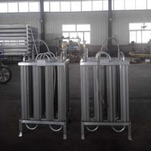 低温液体集中供气氧气气化器 空温加热式低压液氧气化器