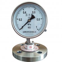 YN-60/MC不锈钢耐震卫生型隔膜压力表快装式卡箍式食品级 0-0.4MPA