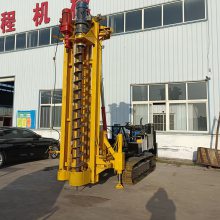 青海工程光伏履带打桩机 600直径光伏履带钻孔机 太阳能板光伏履带引孔机