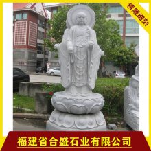 四面地藏王菩萨石雕像寺庙石材佛像观音菩萨像麒麟貔貅大象狮子