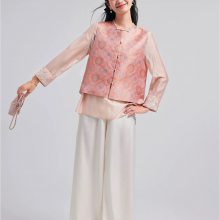 水墨禾止间专柜撤柜尾货 新中式水墨连衣裙份货批发