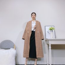 欧美大版型风衣 【佳丝敏】 时尚优雅风衣外套 专柜女装折扣批发